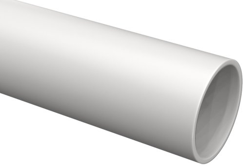 Труба гладкая жесткая ПВХ IEK Д=20 легкая 3м серый (уп. 93м) картинка